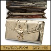 gold pu women wallet