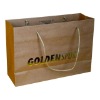 gold stamp paper cloth bag