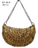 golden aluminum evening bag