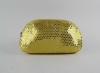 golden beaded cosmetic bag