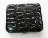 good quality black PVC wallet