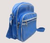 good quality blue PU sports bag