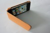 good quality fation genuine leather protective smarter-cover for iphone