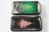 good quality fation mobile phone with relief protective hard Christmas tree bumper for iphone 4