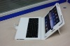 good qulity with bluetooth wireless keyboard leather protective case for iPad2