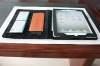 good qulity with hand holder belt PU leather case for ipad2