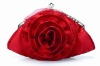 gorgeous bold flower crystal & sequin embellished evening bag