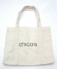 gray cotton cloth tote bags/quited fabric canvas tote bags