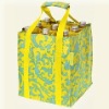 green eco friendly bottle bag