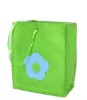 green felt customized patch,toy bag,sunflower shopping bag