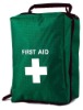 green first aid bag