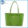 green handbag PU