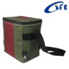green material bicycle cooler bag for outdoor