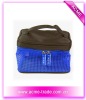 green mesh cosmetic bag