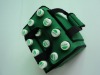 green neoprene 12pack beer bottle holder