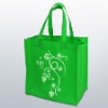 green non woven shopping bag