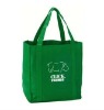 green non woven shopping bag