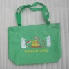 green oxford tote bag