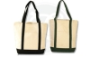 green recycle promotional cotton tote bag