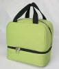 green stylish dual compartments work lunch bag