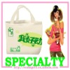 green tea advertising canvas promotional bag