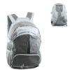 grey high quality fashion school bag backpack