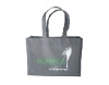 grey non-woven handled suit and shoe bag