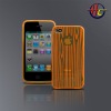 grey wood grain mobile phone case for apple iphone 4(CDMA)