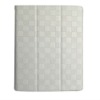 grid lines fasionable colorful  PU case for ipad2 case CPI 29