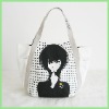 hand painted canvas bag