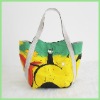 hand painted canvas bag