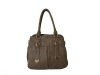 handle PU leather grey fashion women handbag