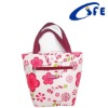 handle colorful insulated lunch bag