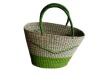 handmade bamboo shopping bag with handle