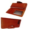 handmade men or women leather long wallet