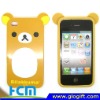 happy bear silicone cover for iphone 4G