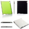 hard back leather case  for ipad 2