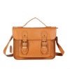 hard leather handbag
