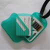 hard plastic luggage tag