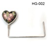 heart hanger, bag holder, metal bag hook