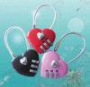 heart luggage lock