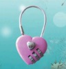 heart luggage lock