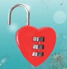 heart shape combination lock