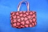 heart shape printing fashion bag pink bag
