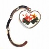 heart shape purse hanger with customized design