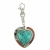 heart shape purse hanger with keychain