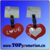 heart shape pvc luggage tag BXLP1010