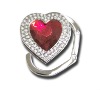 heart shape rhinestones handbag hanger