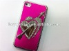 heart-shaped bling diamond case for iphone cases