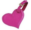 heart-shaped luggage tag